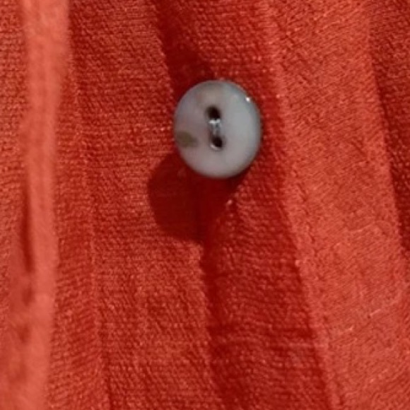 Red Boho Gauze Boho Button Flutter Maxi Dress - Picture 15 of 15